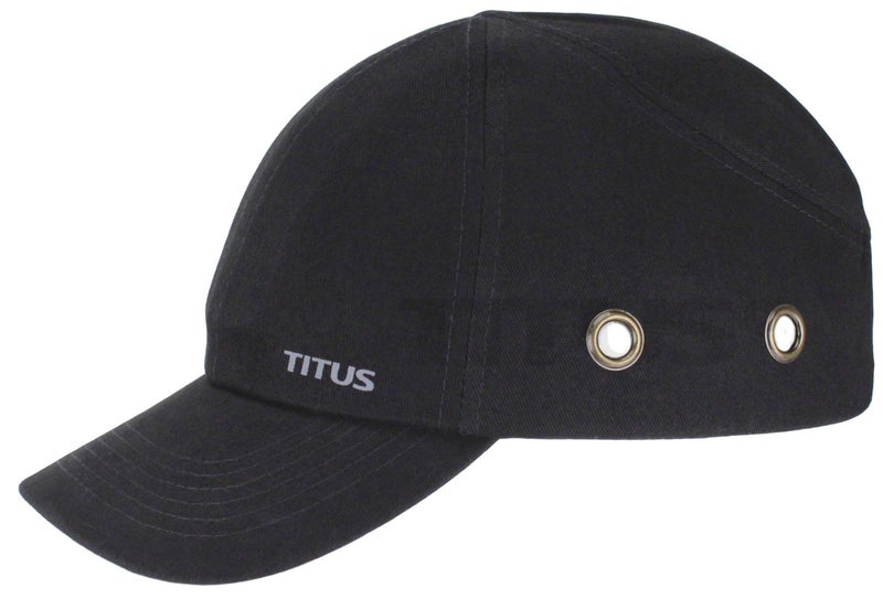 TITUS Lightweight Safety Bump Cap - Baseball Style Protective Hat (Black) - Image 1